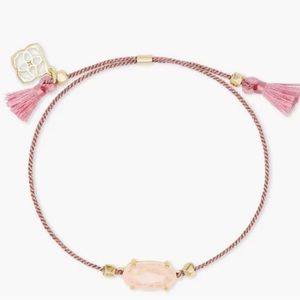 New w/out tags Everlyne Pink Cord Friendship Bracelet in Rose Quartz